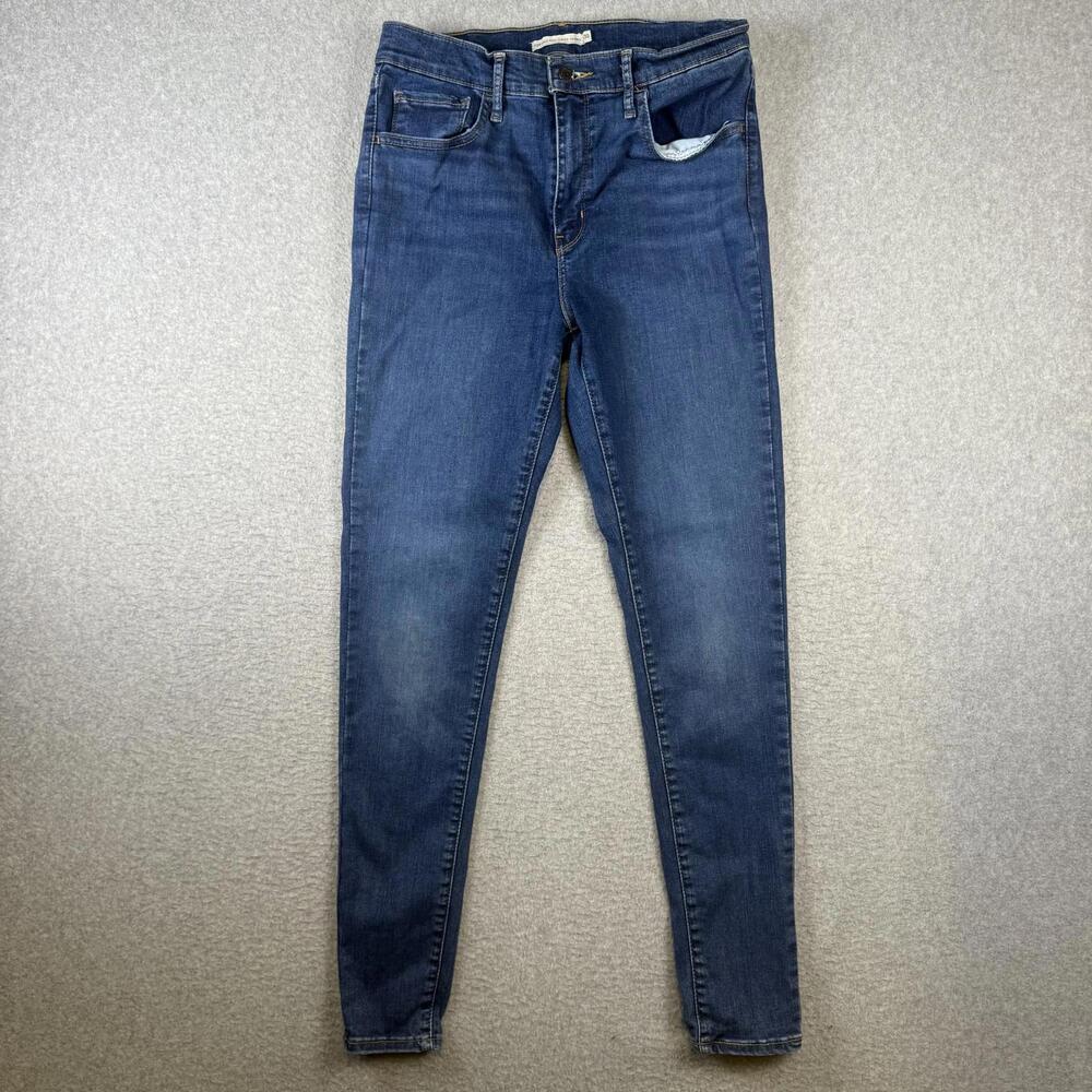 Levi's 720 Women's Size 30x30 High Rise Super Skinny Blue Jeans Ankle Length